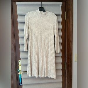 Michael Stars mockneck ribbed sweater dress